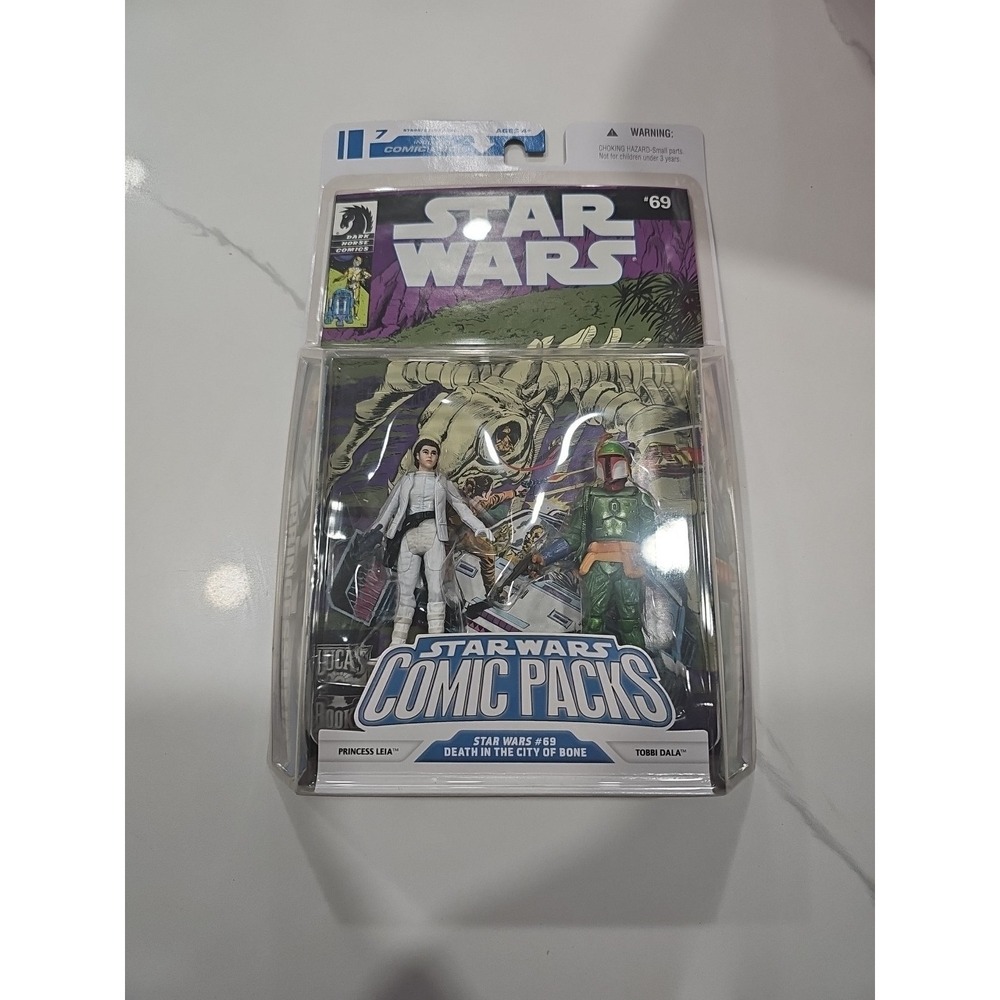 2008 STAR WARS COMIC PACKS 7 - STAR WARS #69 - PRINCESS LEIA AND TOBBI DALA MOSC